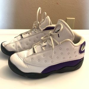 Jordan 13s “Laker” purple white black used S 10C